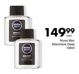 Save Hyper Nivea Men Aftershave Deep offer
