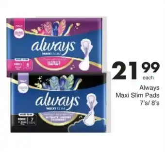 Save Hyper Always Maxi Slim Pads offer