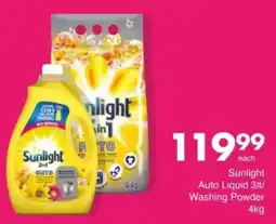 Save Hyper Sunlight Auto Liquid/ Washing Powder offer