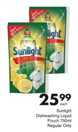 Save Hyper Sunlight Dishwashing Liquid Pouch Regular offer