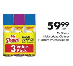 Save Hyper Mr Sheen Multisurface Cleaner Furniture Polish offer