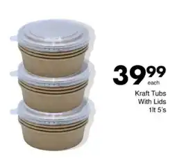 Save Hyper Kraft Tubs With Lids offer