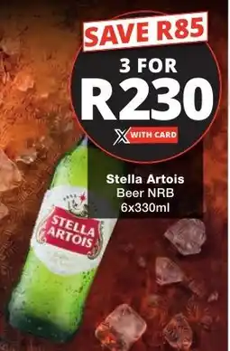 Checkers Liquor Shop Stella Artois Beer NRB offer