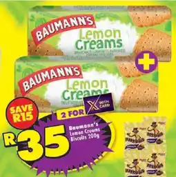 Shoprite Baumann's Lemon Creams Biscuits offer