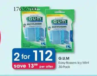 G.U.M Easy-Flossers Icy Mint 30-Pack