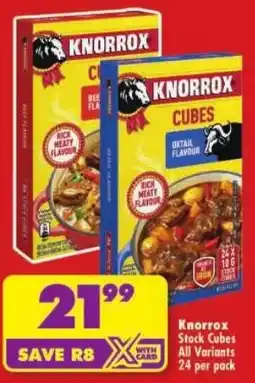 Shoprite Knorrox Stock Cubes All Variants offer