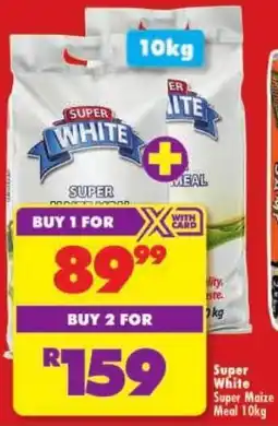 Shoprite Super White Super Maize Meal offer