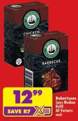Shoprite Robertsons Spice Medium Refill All Variants offer