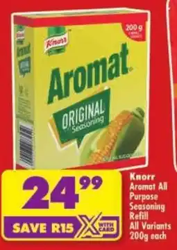 Shoprite Knorr Aromat All Purpose Seasoning Refill All Variants offer