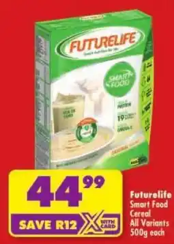 Shoprite Futurelife Smart Food Cereal All Variants offer