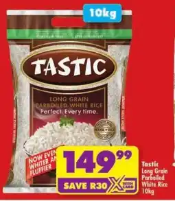 Shoprite Tastic Long Grain Parboiled White Rice offer
