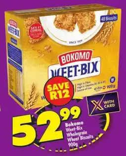 Shoprite Bokomo Weet-Bix Wholegrain Wheat Biscuits offer