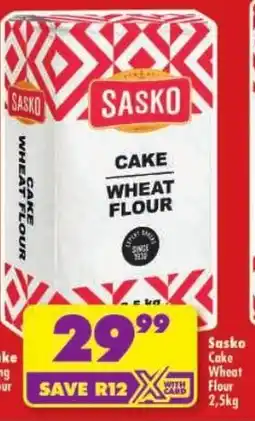 Shoprite Sasko Cake Wheat Flour offer