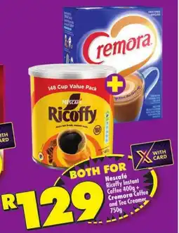 Shoprite Nescafé Ricoffy Instant Coffee and Cremora Coffee and Tea Creamer offer