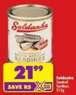 Shoprite Saldanha Smoked Sardines offer