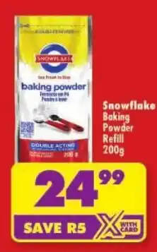 Shoprite Snowflake Baking Powder Refill offer
