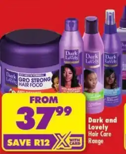 Shoprite Dark and Lovely Hair Care Range offer