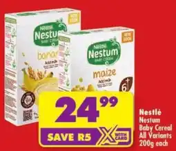 Shoprite Nestlé Nestum Baby Cereal All Variants offer