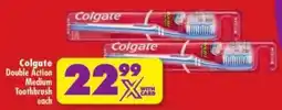 Shoprite Colgate Double Action Medium Toothbrush offer