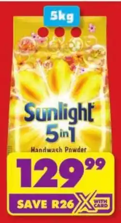 Shoprite Sunlight 5in1 Handwash Powder offer