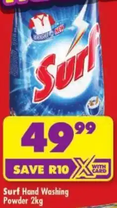 Shoprite Surf Hand Washing Powder offer
