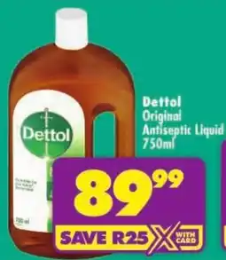 Shoprite Dettol Original Antiseptic Liquid offer