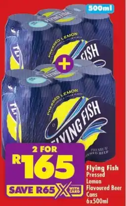 Shoprite Flying Fish Pressed Lemon Flavoured Beer Cans offer