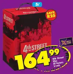 Shoprite 4th Street Wine All Variants offer