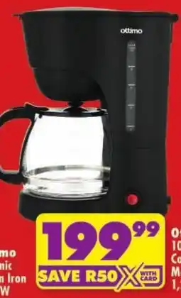 Shoprite Ottimo 10 Cup Coffee Maker offer
