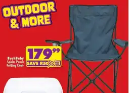 Shoprite BushBaby Spider Pouch Folding Chair offer