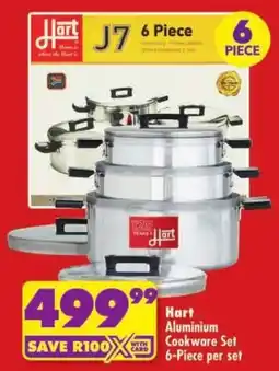 Shoprite Hart Aluminium Cookware Set offer