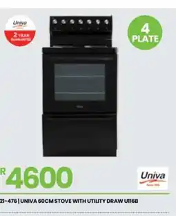 Fair Price Univa 60CM Stove with Utility Draw U116B offer