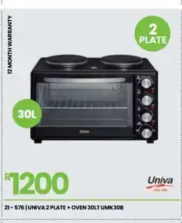 Fair Price Univa 2 Plate + Oven 30LT UMK30B offer