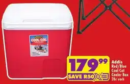 Shoprite Addis Red/ Blue Cool Cat Cooler Box offer