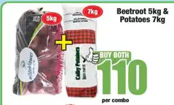 Boxer Beetroot 5kg & Potatoes 7kg offer