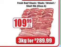 Boxer Fresh Beef Chuck / Blade / Brisket / Short Rib (Class A) offer