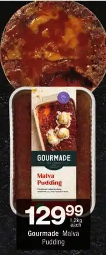 Checkers Gourmade Malva Pudding offer