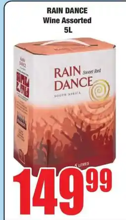 Boxer RAIN DANCE Wine Assorted 5L offer