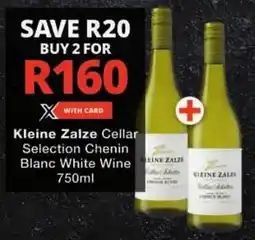 Checkers Kleine Zalze Cellar Selection Chenin Blanc White Wine offer