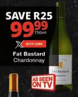 Checkers Fat Bastard Chardonnay offer