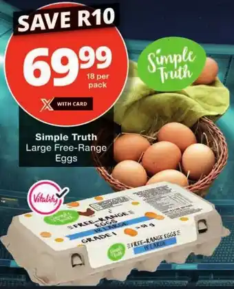 Checkers Simple Truth Large Free-Range Eggs offer