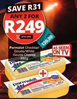 Checkers Parmalat Cheddar/ Gouda/ White Gouda Cheese offer