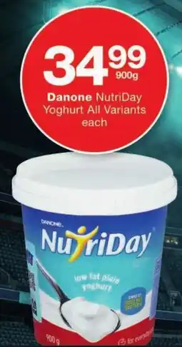 Checkers Danone NutriDay Yoghurt All Variants offer
