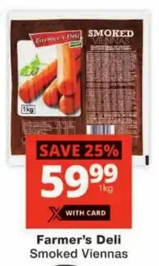 Checkers Farmer's Deli Smoked Viennas offer