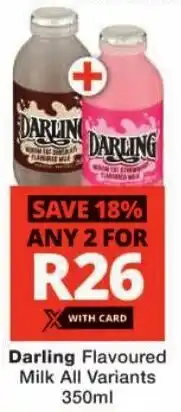 Checkers Darling Flavoured Milk All Variants offer