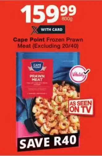 Checkers Cape Point Frozen Prawn Meat offer