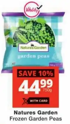Checkers Natures Garden Frozen Garden Peas offer