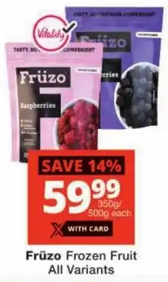 Checkers Früzo Frozen Fruit All Variants offer