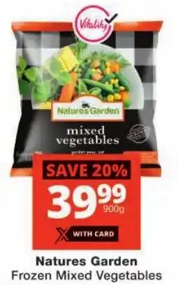 Checkers Natures Garden Frozen Mixed Vegetables offer