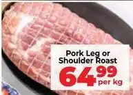 Food Lover's Market Pork leg or shoulder roast offer
